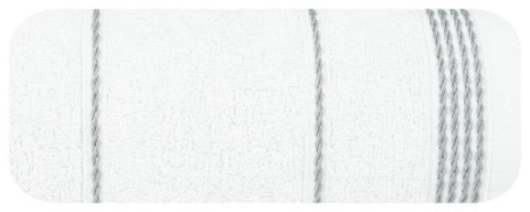 Ręcznik z bordiurą MIRA 70x140 cm kolor biały Ręcznik z bordiurą MIRA 70x140 cm kolor biały
