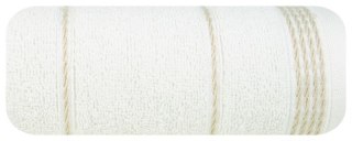 Ręcznik z bordiurą MIRA 50x90 cm kolor kremowy