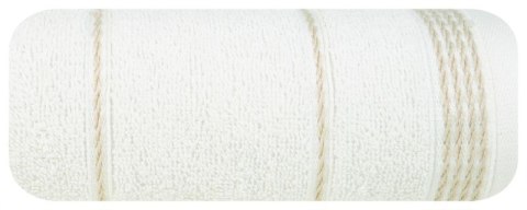 Ręcznik z bordiurą MIRA 50x90 cm kolor kremowy Ręcznik z bordiurą MIRA 50x90 cm kolor kremowy