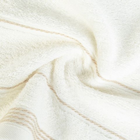 Ręcznik z bordiurą MIRA 50x90 cm kolor kremowy Ręcznik z bordiurą MIRA 50x90 cm kolor kremowy