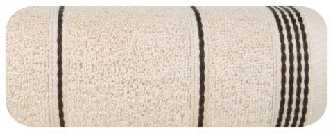 Ręcznik z bordiurą MIRA 30x50 cm kolor beżowy Ręcznik z bordiurą MIRA 30x50 cm kolor beżowy