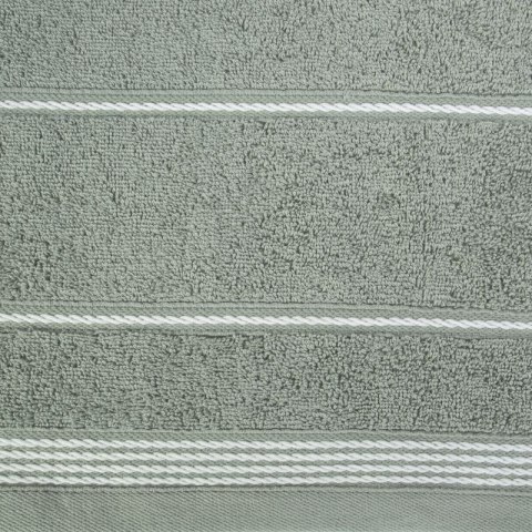Ręcznik z bordiurą MIRA 70x140 cm kolor stalowy Ręcznik z bordiurą MIRA 70x140 cm kolor stalowy