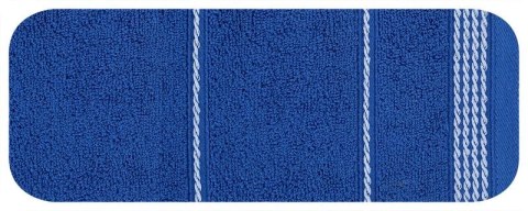 Ręcznik z bordiurą MIRA 30x50 cm kolor granatowy Ręcznik z bordiurą MIRA 30x50 cm kolor granatowy