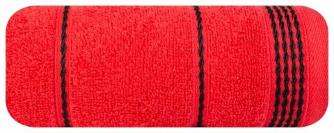 Ręcznik z bordiurą MIRA 30x50 cm kolor czerwony Ręcznik z bordiurą MIRA 30x50 cm kolor czerwony