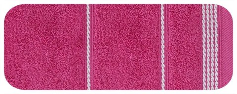 Ręcznik z bordiurą MIRA 30x50 cm kolor amarantowy Ręcznik z bordiurą MIRA 30x50 cm kolor amarantowy