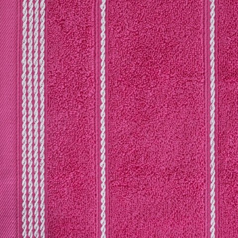 Ręcznik z bordiurą MIRA 70x140 cm kolor amarantowy Ręcznik z bordiurą MIRA 70x140 cm kolor amarantowy