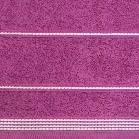 Ręcznik z bordiurą MIRA 30x50 cm kolor fioletowy Ręcznik z bordiurą MIRA 30x50 cm kolor fioletowy