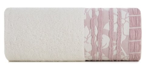 Ręcznik bawełniany ROSSI 70x140 cm kolor kremowy Ręcznik bawełniany ROSSI 70x140 cm kolor kremowy