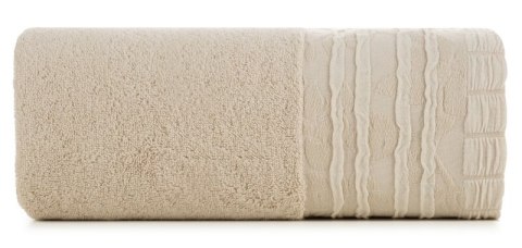 Ręcznik bawełniany ROSSI 70x140 cm kolor beżowy Ręcznik bawełniany ROSSI 70x140 cm kolor beżowy