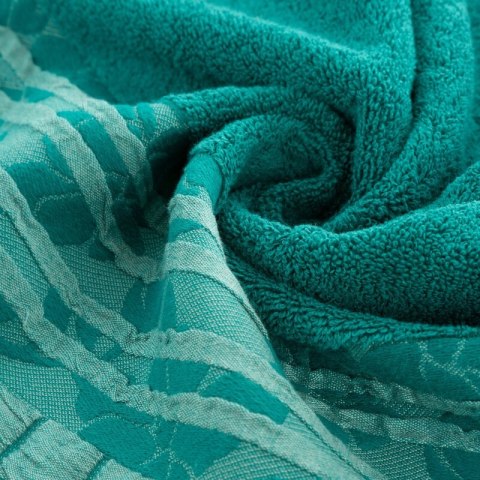Ręcznik bawełniany ROSSI 70x140 cm kolor zielony Ręcznik bawełniany ROSSI 70x140 cm kolor zielony