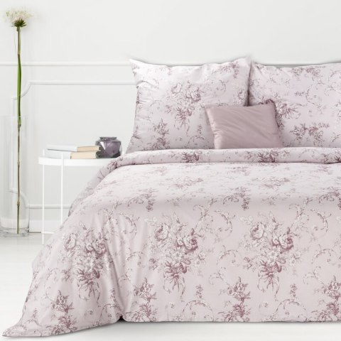 Komplet pościeli z bawełny REN 220x200 cm kolor jasnoróżowy Komplet pościeli z bawełny REN 220x200 cm kolor jasnoróżowy