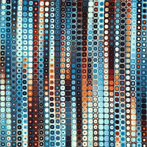 Komplet pościeli z satyny bawełnianej NIKA 160x200 cm kolor wielokolorowy Komplet pościeli z satyny bawełnianej NIKA 160x200 cm kolor wielokolorowy