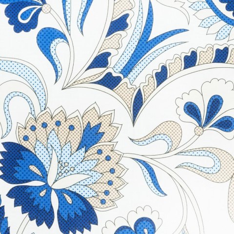 Komplet pościeli bawełnianej SONIA 160x200 cm kolor ciemny niebieski Komplet pościeli bawełnianej SONIA 160x200 cm kolor ciemny niebieski