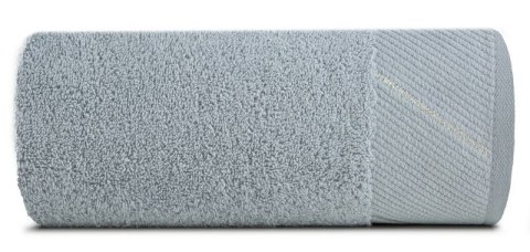 Ręcznik bawełniany EVITA 50x90 cm kolor srebrny Ręcznik bawełniany EVITA 50x90 cm kolor srebrny