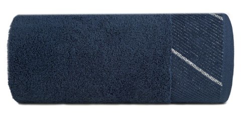 Ręcznik bawełniany EVITA 70x140 cm kolor granatowy Ręcznik bawełniany EVITA 70x140 cm kolor granatowy