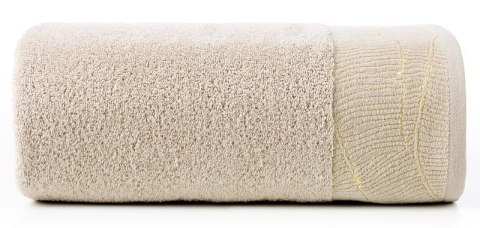 Ręcznik bawełniany METALIC 50x90 cm kolor beżowy Ręcznik bawełniany METALIC 50x90 cm kolor beżowy