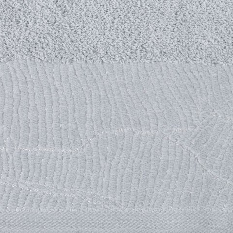 Ręcznik bawełniany METALIC 70x140 cm kolor srebrny Ręcznik bawełniany METALIC 70x140 cm kolor srebrny
