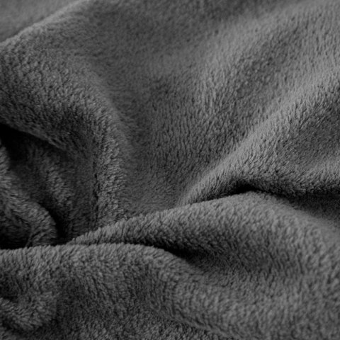 Miękki i delikatny w dotyku koc SIMPLE 150x200 cm kolor stalowy Miękki i delikatny w dotyku koc SIMPLE 150x200 cm kolor stalowy