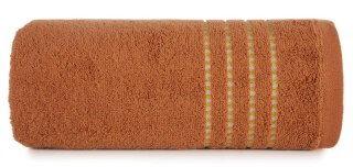 Ręcznik frotte FIORE 30x50 cm kolor pomarańczowy