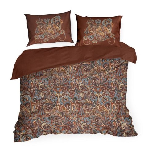 Komplet pościeli z makosatyny MOROCCO 220x200 cm kolor bordowy Komplet pościeli z makosatyny MOROCCO 220x200 cm kolor bordowy