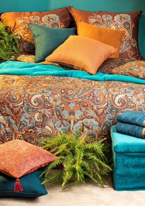 Komplet pościeli z makosatyny MOROCCO 220x200 cm kolor bordowy Komplet pościeli z makosatyny MOROCCO 220x200 cm kolor bordowy