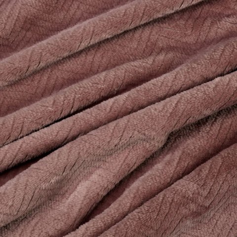 Ciepły i puchaty koc CINDY 170x210 cm kolor ceglany Ciepły i puchaty koc CINDY 170x210 cm kolor ceglany