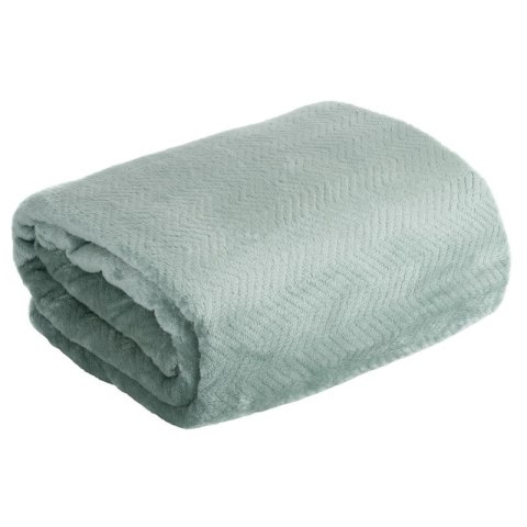 Ciepły i puchaty koc CINDY 170x210 cm kolor miętowy Ciepły i puchaty koc CINDY 170x210 cm kolor miętowy