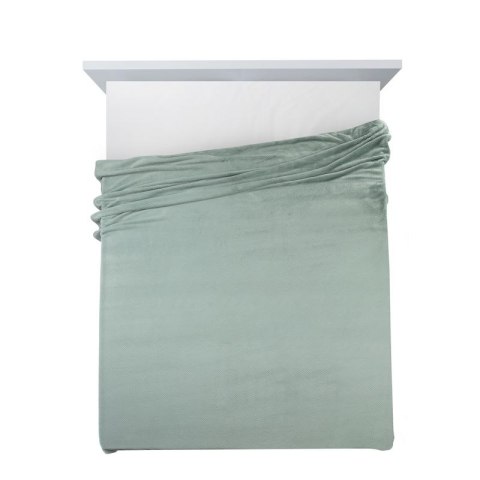 Ciepły i puchaty koc CINDY 170x210 cm kolor miętowy Ciepły i puchaty koc CINDY 170x210 cm kolor miętowy