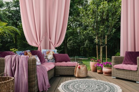 Ciepły i puchaty koc CINDY 170x210 cm kolor wrzosowy Ciepły i puchaty koc CINDY 170x210 cm kolor wrzosowy