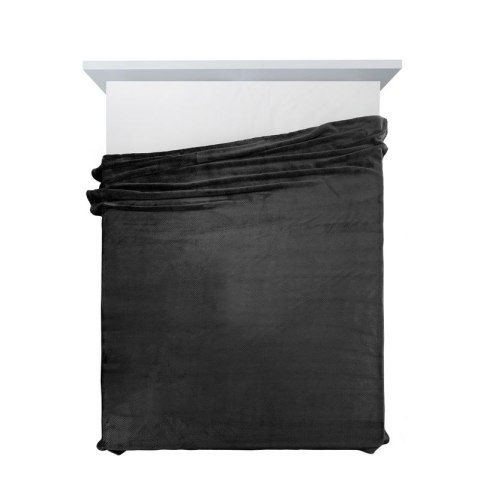 Ciepły i puchaty koc CINDY 220x200 cm kolor czarny Ciepły i puchaty koc CINDY 220x200 cm kolor czarny