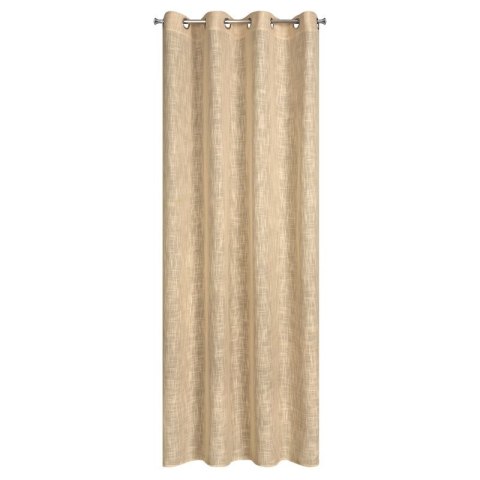 Zasłona gotowa LIREN 140x250 cm kolor beżowy