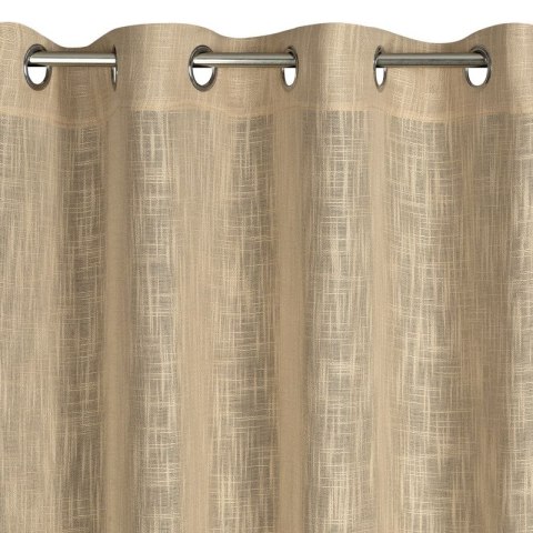 Zasłona gotowa LIREN 140x250 cm kolor beżowy