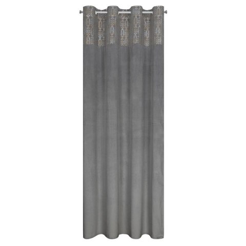 Zasłona gotowa LIZA 140x250 cm kolor stalowy
