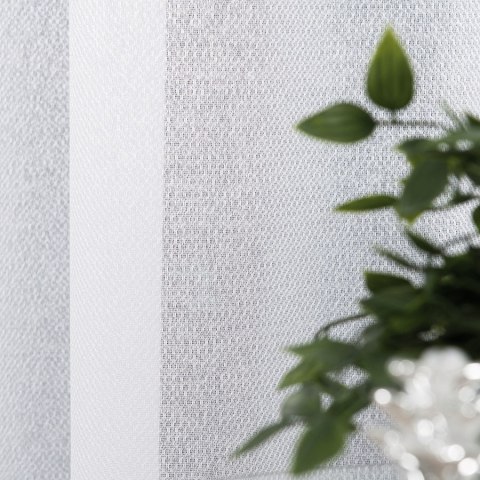 Firanka fantazyjna z ołowianką 001068 wysokość 300 cm kolor biały Firanka fantazyjna z ołowianką 001068 wysokość 300 cm kolor biały