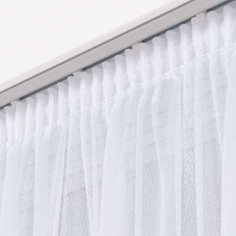 Firanka fantazyjna z ołowianką 001068 wysokość 300 cm kolor biały Firanka fantazyjna z ołowianką 001068 wysokość 300 cm kolor biały
