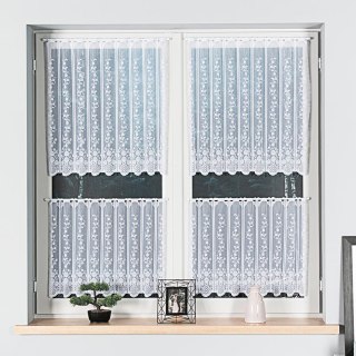 Zazdrostka żakardowa panelowa 352800 wysokość 70 cm kolor biały