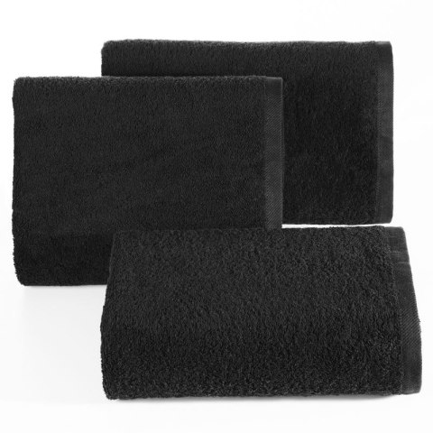 Ręcznik frotte GŁADKI2 70x140 cm kolor czarny Ręcznik frotte GŁADKI2 70x140 cm kolor czarny