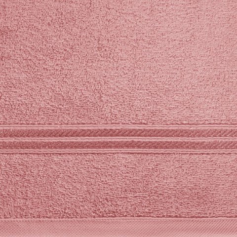 Ręcznik z żakardową bordiurą LORI 50x90 cm kolor liliowy Ręcznik z żakardową bordiurą LORI 50x90 cm kolor liliowy