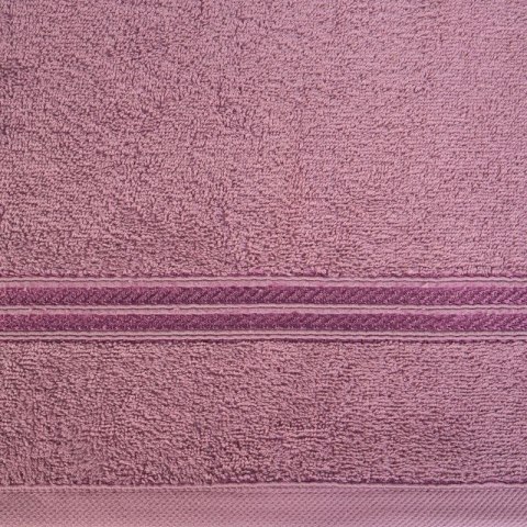 Ręcznik z żakardową bordiurą LORI 70x140 cm kolor liliowy Ręcznik z żakardową bordiurą LORI 70x140 cm kolor liliowy