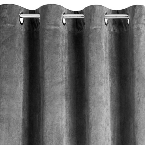 Zasłona gotowa PIERRE 140x250 cm kolor stalowy Zasłona gotowa PIERRE 140x250 cm kolor stalowy