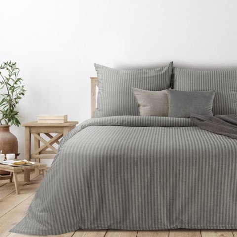 Komplet pościeli z bawełny ETNO 220x200 cm kolor stalowy Komplet pościeli z bawełny ETNO 220x200 cm kolor stalowy