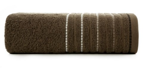 Ręcznik bawełniany IZA 70x140 cm kolor brązowy Ręcznik bawełniany IZA 70x140 cm kolor brązowy