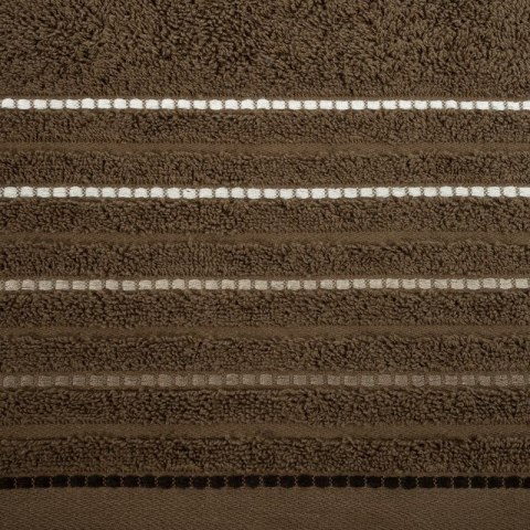 Ręcznik bawełniany IZA 70x140 cm kolor brązowy Ręcznik bawełniany IZA 70x140 cm kolor brązowy
