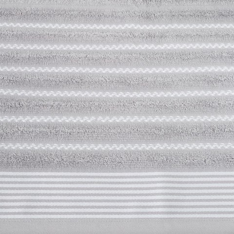 Ręcznik bawełniany LEO 70x140 cm kolor srebrny Ręcznik bawełniany LEO 70x140 cm kolor srebrny