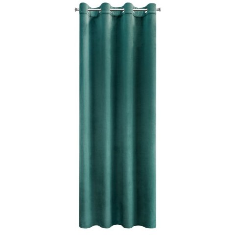 Zasłona gotowa ROSA 140x250 cm kolor turkusowy