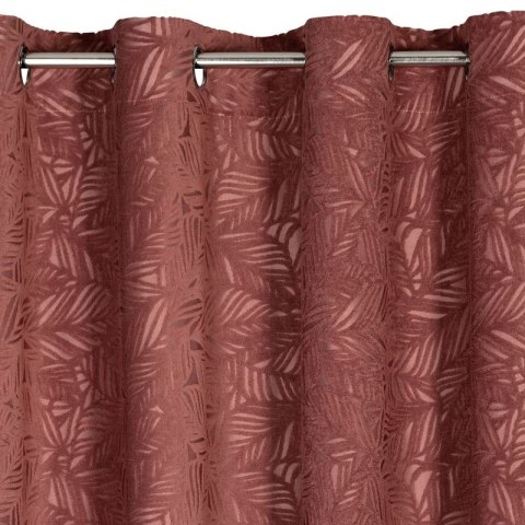 Zasłona gotowa OCTAVIA 140x250 cm kolor ciemnoróżowy