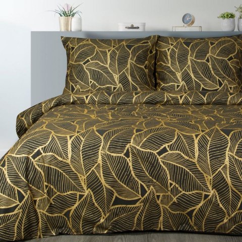 Komplet pościeli w pudełku METALI 160x200 cm kolor czarny Komplet pościeli w pudełku METALI 160x200 cm kolor czarny