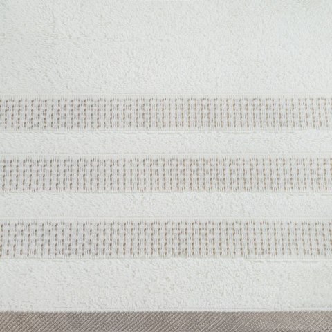 Ręcznik bawełniany NASTIA 50x90 cm kolor kremowy Ręcznik bawełniany NASTIA 50x90 cm kolor kremowy