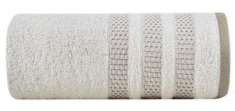 Ręcznik bawełniany NASTIA 70x140 cm kolor kremowy Ręcznik bawełniany NASTIA 70x140 cm kolor kremowy