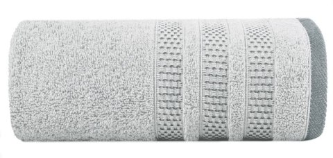 Ręcznik bawełniany NASTIA 50x90 cm kolor srebrny Ręcznik bawełniany NASTIA 50x90 cm kolor srebrny